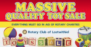 Lostwithiel Rotary Toy Shop in Lostwithiel, Bodmin and Par Market raises Â£16,000 for charity (over Â£21,000 with matched funding)